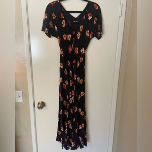 Floral Black Zara Dress
